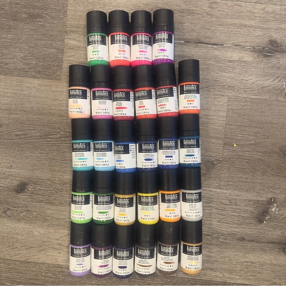 28 Liquitex Acrylic Gouache Paint Set. All New - Picture 1 of 6